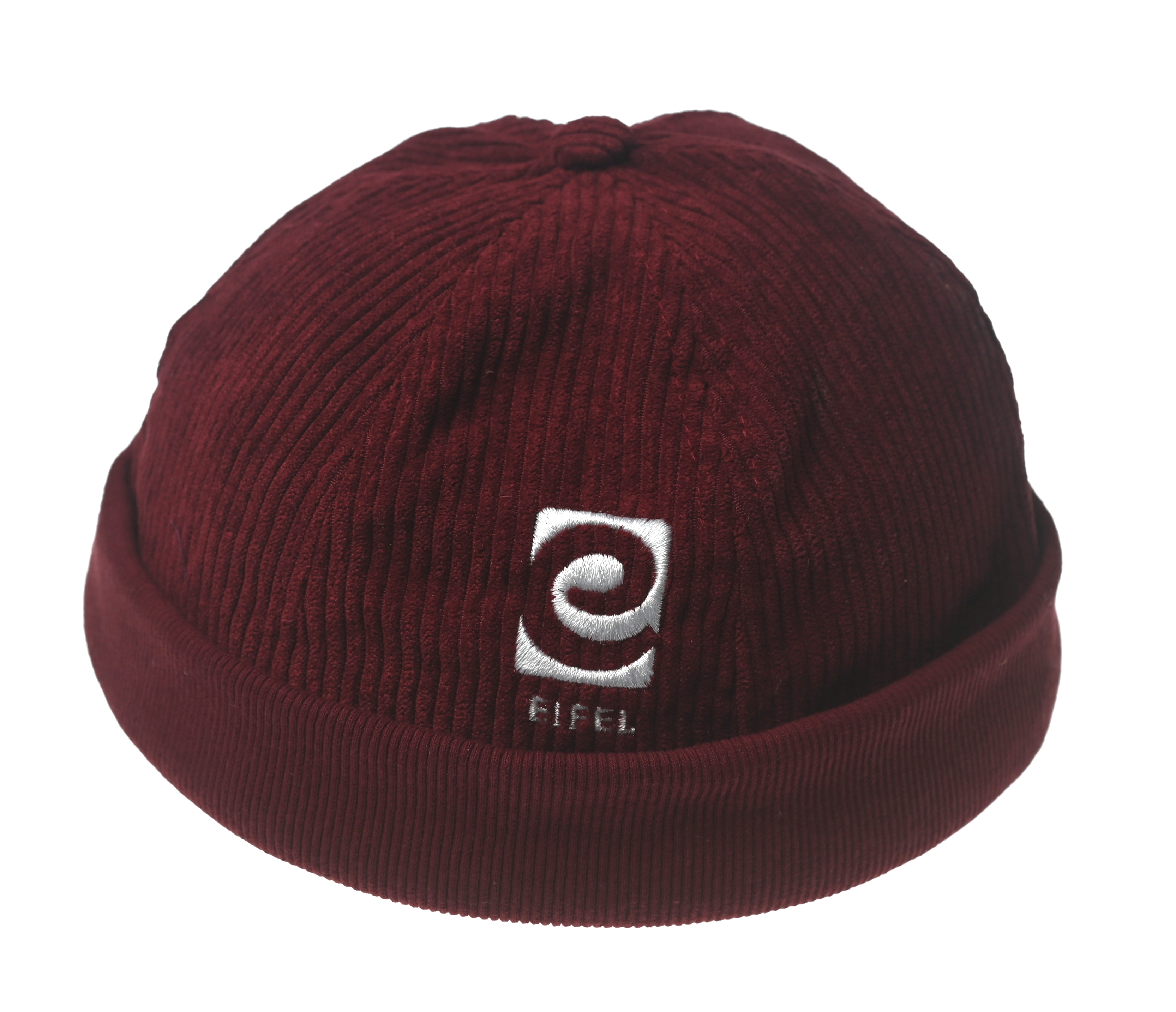 Basecap Cord schirmlos dunkelrot